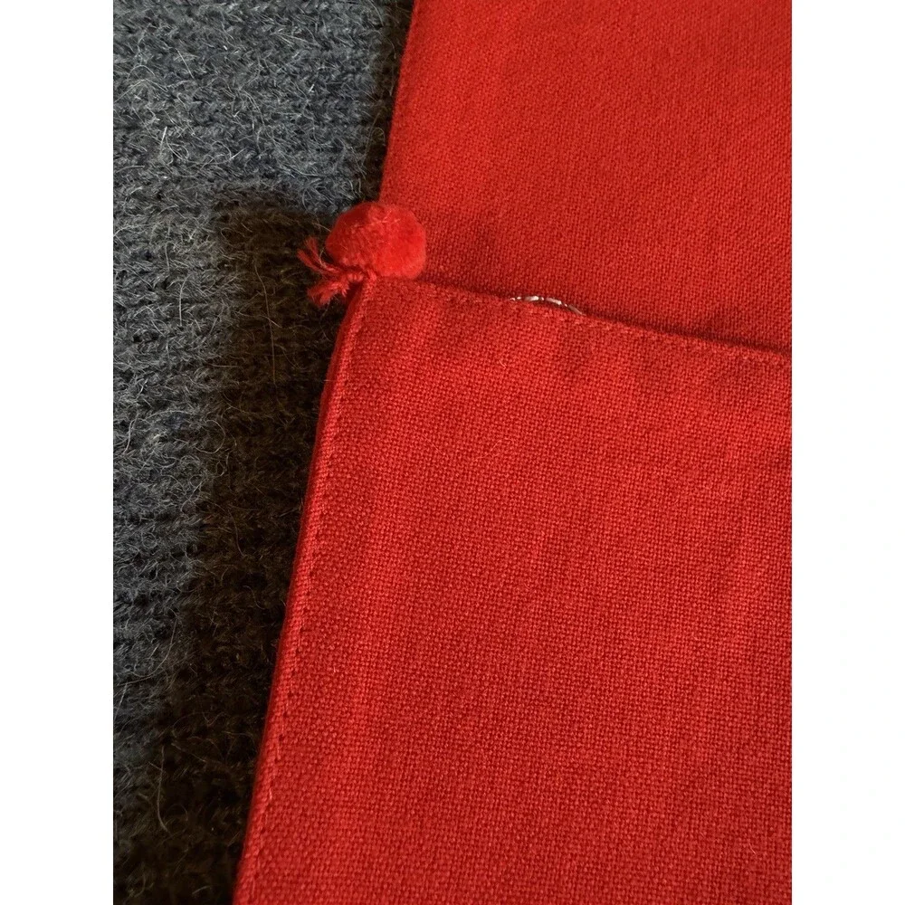 Tag Brand Christmas Red Placemats Reindeer Design 100% Cotton Set Of 2